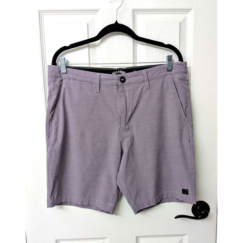 Billabong Crossfire Submersibles Board Shorts Mens 34 Unlined Swim Trunks Purple